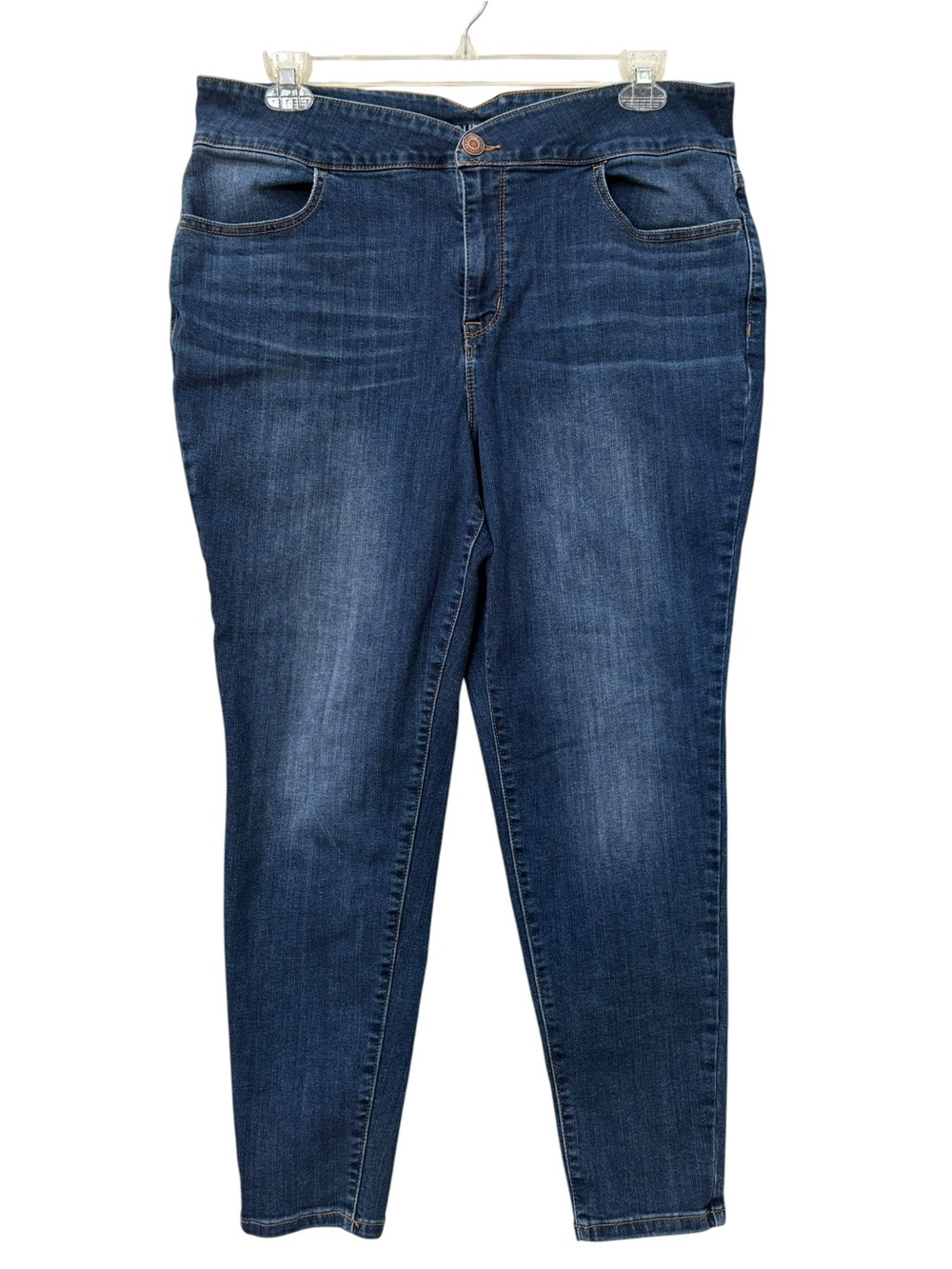 Maurice's High Rise Stretch Skinny Jeans XXL Short